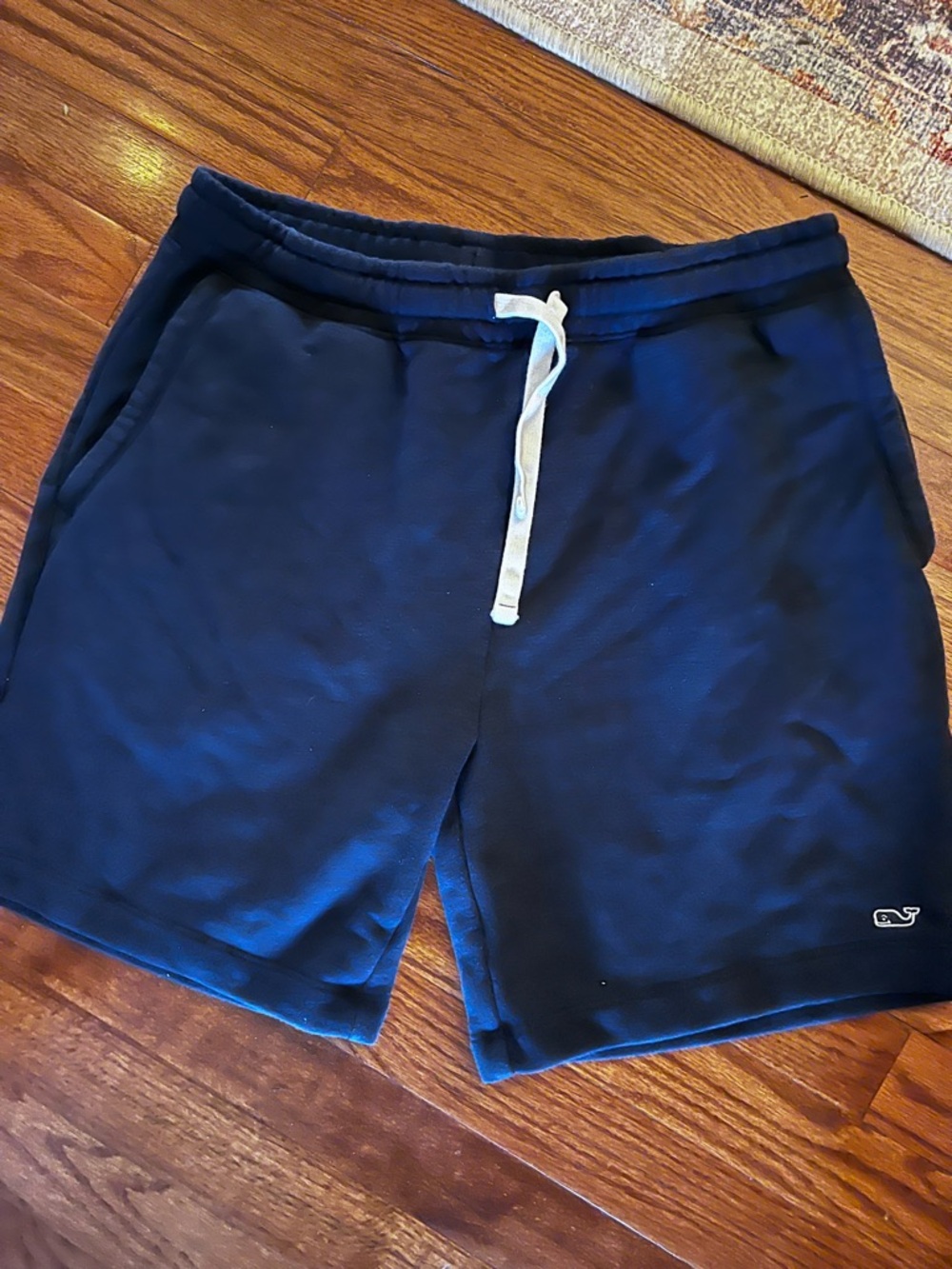 Vineyard Vines Navy Shorts with White Drawstring